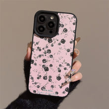 Load image into Gallery viewer, Black Rose Flower Apple 15 Mobile Phone Case 17promax Gentle Powder 11 Suitable for iPhone16 Cortex 12 Premium