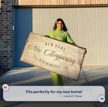 Load image into Gallery viewer, New Home, New Beginning Sign