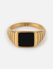 Load image into Gallery viewer, Onyx Signet Ring