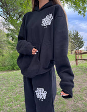 Load image into Gallery viewer, Our World Needs Jesus Black Unisex Sweatpant
