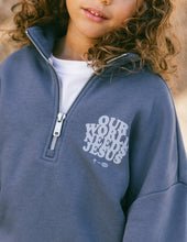 Load image into Gallery viewer, Our World Needs Jesus Kids Half-Zip