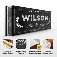 Load image into Gallery viewer, Bar and Grill Sign IV