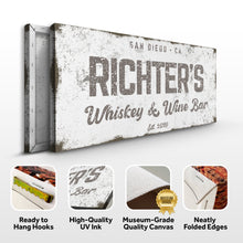 Load image into Gallery viewer, Whiskey And Wine Bar Sign