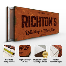 Load image into Gallery viewer, Whiskey And Wine Bar Sign II
