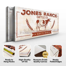 Load image into Gallery viewer, Ranch Cattle Co Rustic Sign