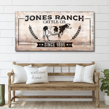 Load image into Gallery viewer, Ranch Cattle Co Rustic Sign