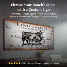 Load image into Gallery viewer, Cattle Ranch Sign