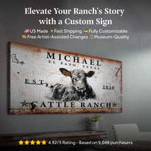Load image into Gallery viewer, Cattle Ranch Sign X