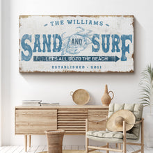 Load image into Gallery viewer, Sand And Surf Sign