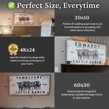 Load image into Gallery viewer, Cattle Ranch Rustic Sign