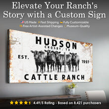 Load image into Gallery viewer, Cattle Ranch Rustic Sign