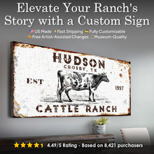 Load image into Gallery viewer, Cattle Ranch Rustic Sign