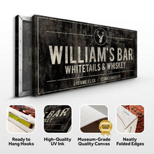 Load image into Gallery viewer, Whitetails and Whiskey Sign