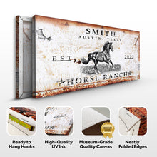 Load image into Gallery viewer, Rustic Horse Ranch Sign