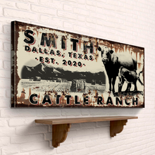 Load image into Gallery viewer, Cattle Ranch Vintage Sign