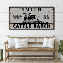 Load image into Gallery viewer, Angus Cattle Ranch Sign