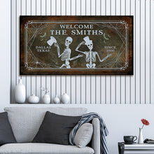 Load image into Gallery viewer, Gothic Welcome Sign