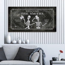 Load image into Gallery viewer, Gothic Welcome Sign