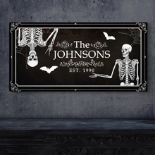 Load image into Gallery viewer, Halloween Family Name Sign