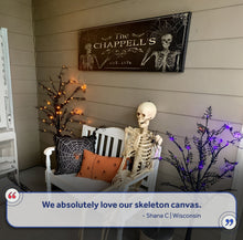 Load image into Gallery viewer, Gothic Family Sign - Personalized Gothic Art - Custom Family Sign