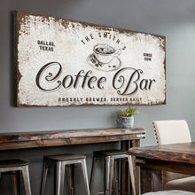 Load image into Gallery viewer, Coffee Bar Sign