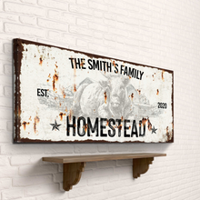 Load image into Gallery viewer, Rustic Homestead Sign