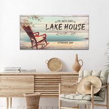 Load image into Gallery viewer, Vintage Lake House Sign