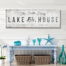 Load image into Gallery viewer, Lake House Cabin Sign