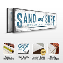 Load image into Gallery viewer, Sand And Surf Sign (Free Shipping)