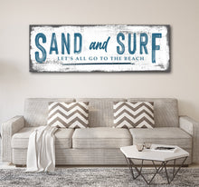 Load image into Gallery viewer, Sand And Surf Sign (Free Shipping)