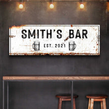 Load image into Gallery viewer, Family Bar Rustic Sign