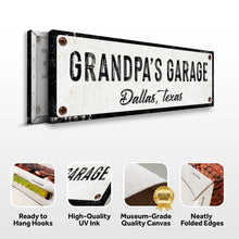 Load image into Gallery viewer, Grandpa's Garage Sign