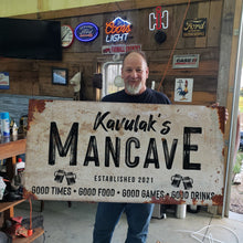 Load image into Gallery viewer, Good Times Man Cave Sign - LP1