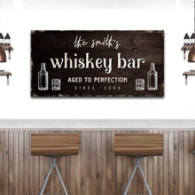 Load image into Gallery viewer, Custom Bar Signs for Home Bar: Perfect Man Cave Wall Decor and Perfect Unique Gift For Husband