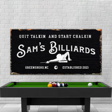 Load image into Gallery viewer, Billiards Room Sign