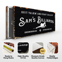 Load image into Gallery viewer, Billiards Room Sign