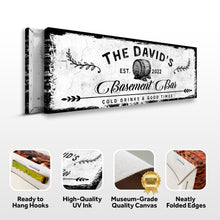 Load image into Gallery viewer, Basement Bar Barrel Sign