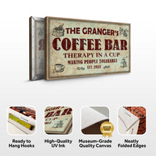 Load image into Gallery viewer, Coffee Bar Therapy In A Cup Sign