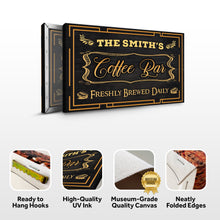 Load image into Gallery viewer, Coffee Bar Freshly Brewed Daily Sign