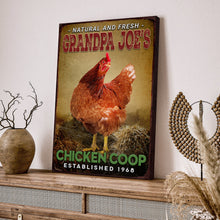 Load image into Gallery viewer, Chicken Coop Natural And Fresh Sign