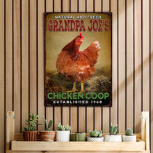 Load image into Gallery viewer, Chicken Coop Natural And Fresh Sign