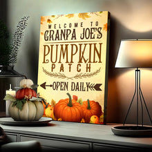 Load image into Gallery viewer, Pumpkin Patch Open Daily Sign