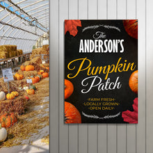Load image into Gallery viewer, Pumpkin Patch Sign VI