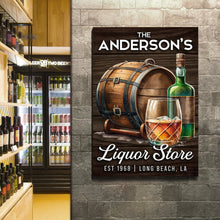 Load image into Gallery viewer, Liquor Store Sign V | Customizable Canvas