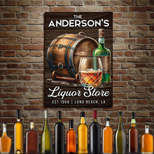 Load image into Gallery viewer, Liquor Store Sign V | Customizable Canvas