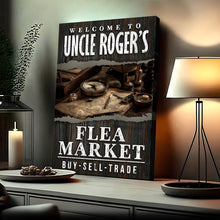 Load image into Gallery viewer, Welcome To Flea Market Sign