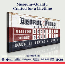 Load image into Gallery viewer, Personalized Baseball Scoreboard Sign