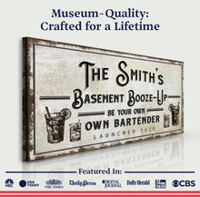 Load image into Gallery viewer, Basement Booze Up Sign