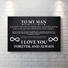 Load image into Gallery viewer, To My Man Father's Day Gift Sign II