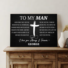 Load image into Gallery viewer, To My Man Father's Day Gift Sign